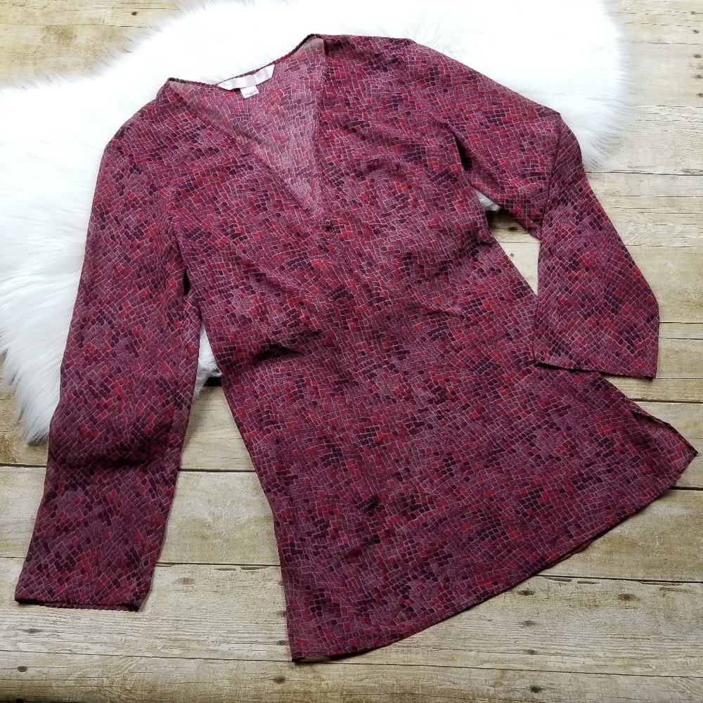 VICTORIA'S SECRET V NECK BEACH COVER UP DRESS XS